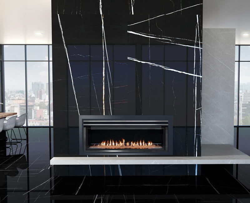 Porcelain Installation Fireplace Surround