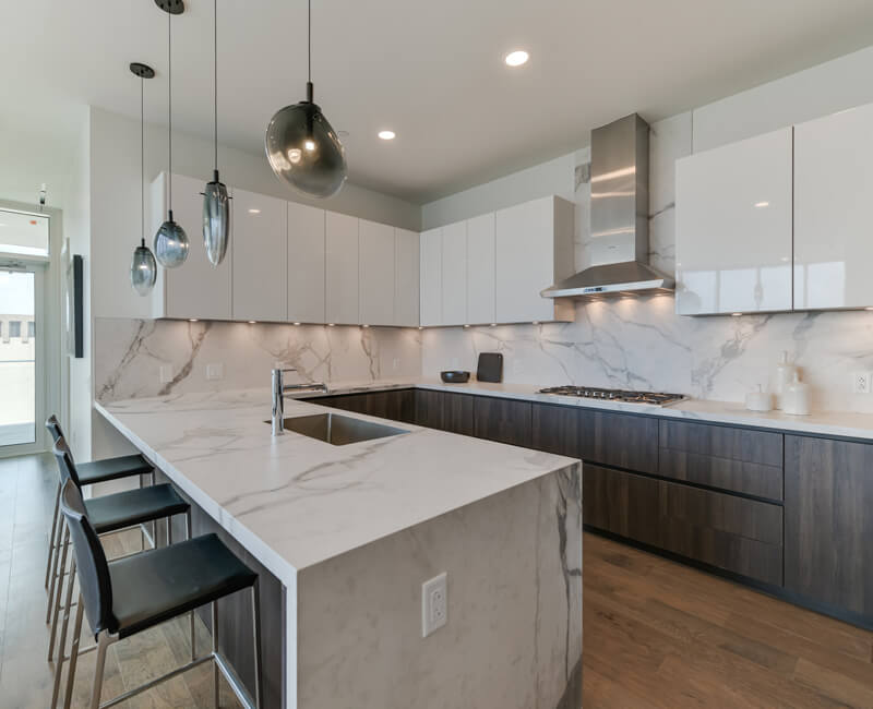 Porcelain Installation Countertops and Backsplash